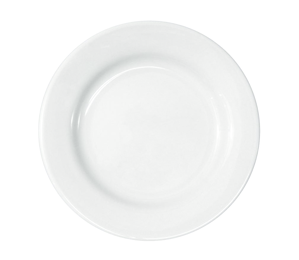 PLATO TRINCHE 23 CM ANFORAORA BLANCO - Mexican handcrafted product