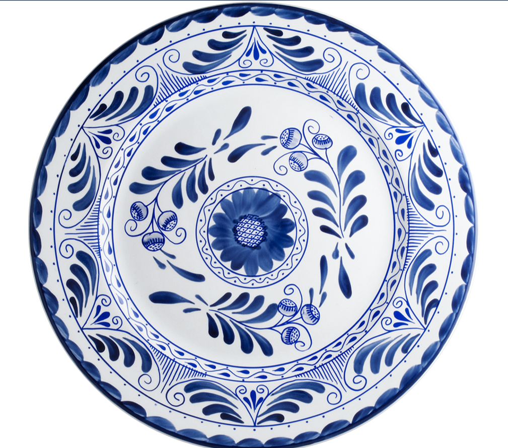 PLATO TRINCHE 32 ANFORA TALAVERA - Mexican handcrafted product