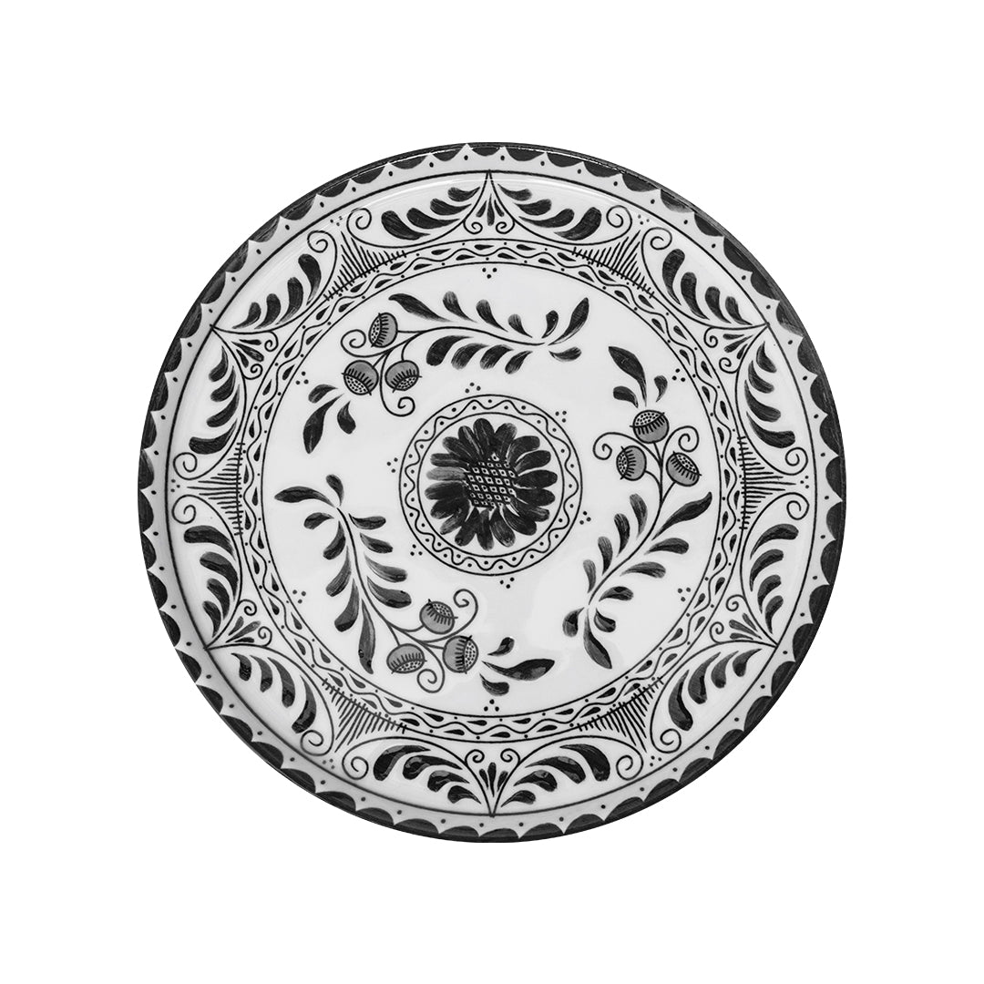 PLATO TRINCHE 23 PLANA TALAVERA NEGRO 2.0 - Mexican handcrafted product