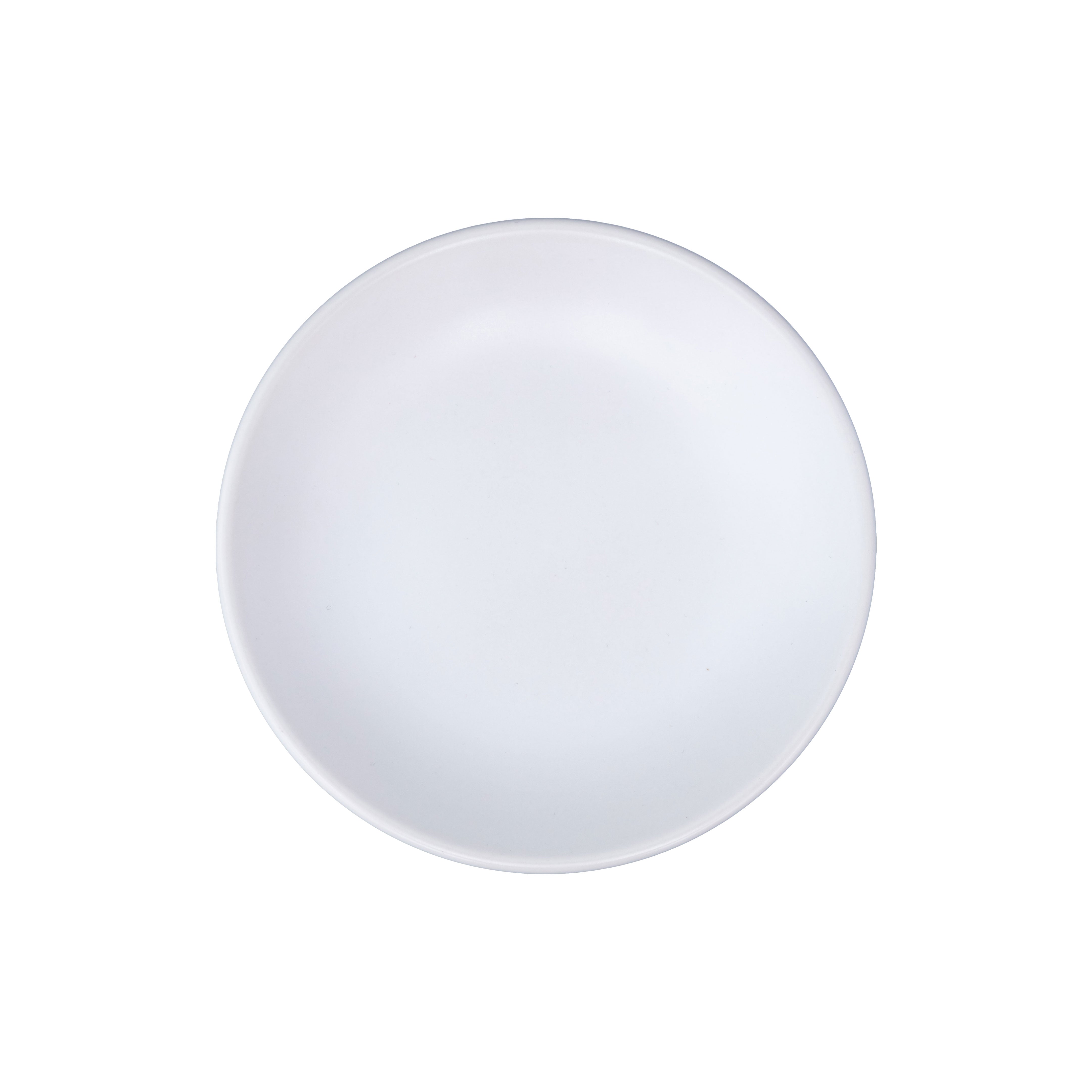 PLATO TRINCHE 19 CM CHENA BLANCO MATE