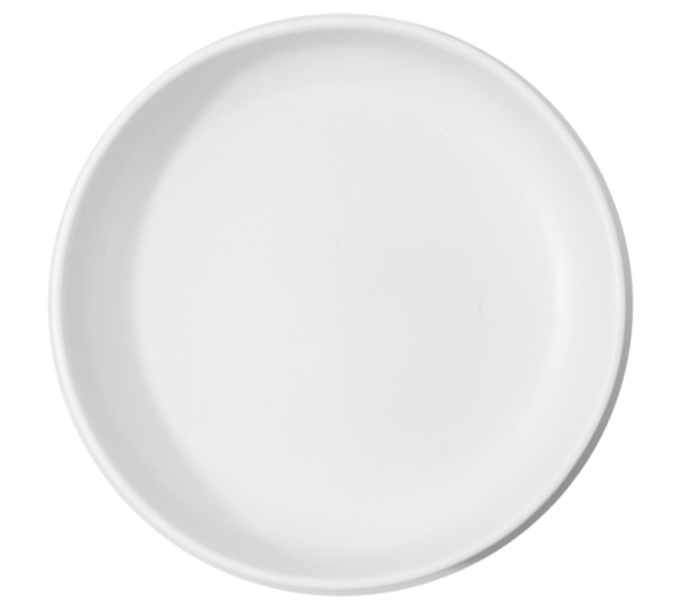 PLATO HONDO ENSENADA 27 BLANCO MATE - Mexican handcrafted product