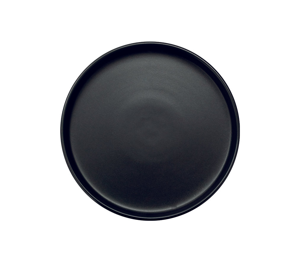 PLATO TRINCHE 19 CM MEDITERRANEO NEGRO MATE