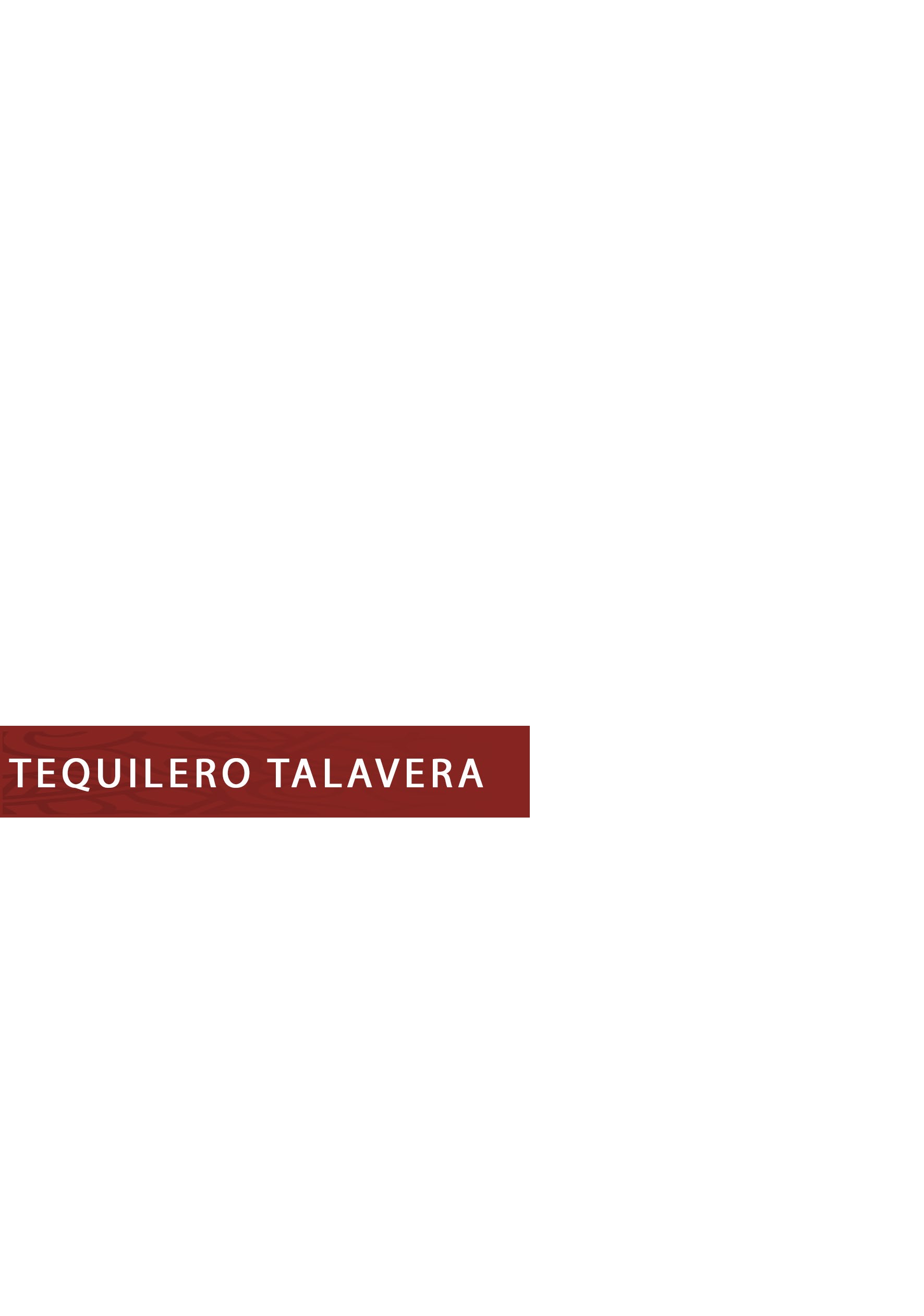 Tequilero Talavera Cuadrado - Mexican handcrafted product